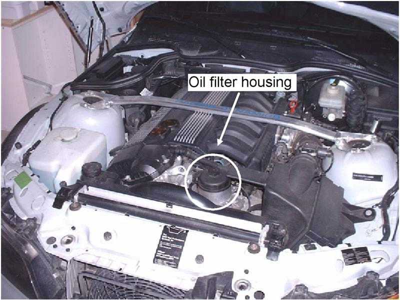 Bmw 328i oil filter change #6